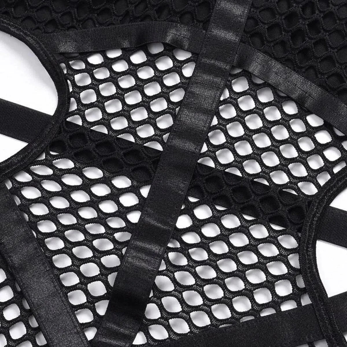 Gothic Fishnet Bodysuits - A-1 Thread Vault (21)