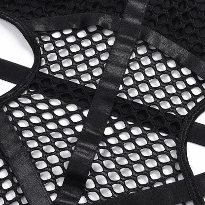 Gothic Fishnet Bodysuits - A-1 Thread Vault (21)
