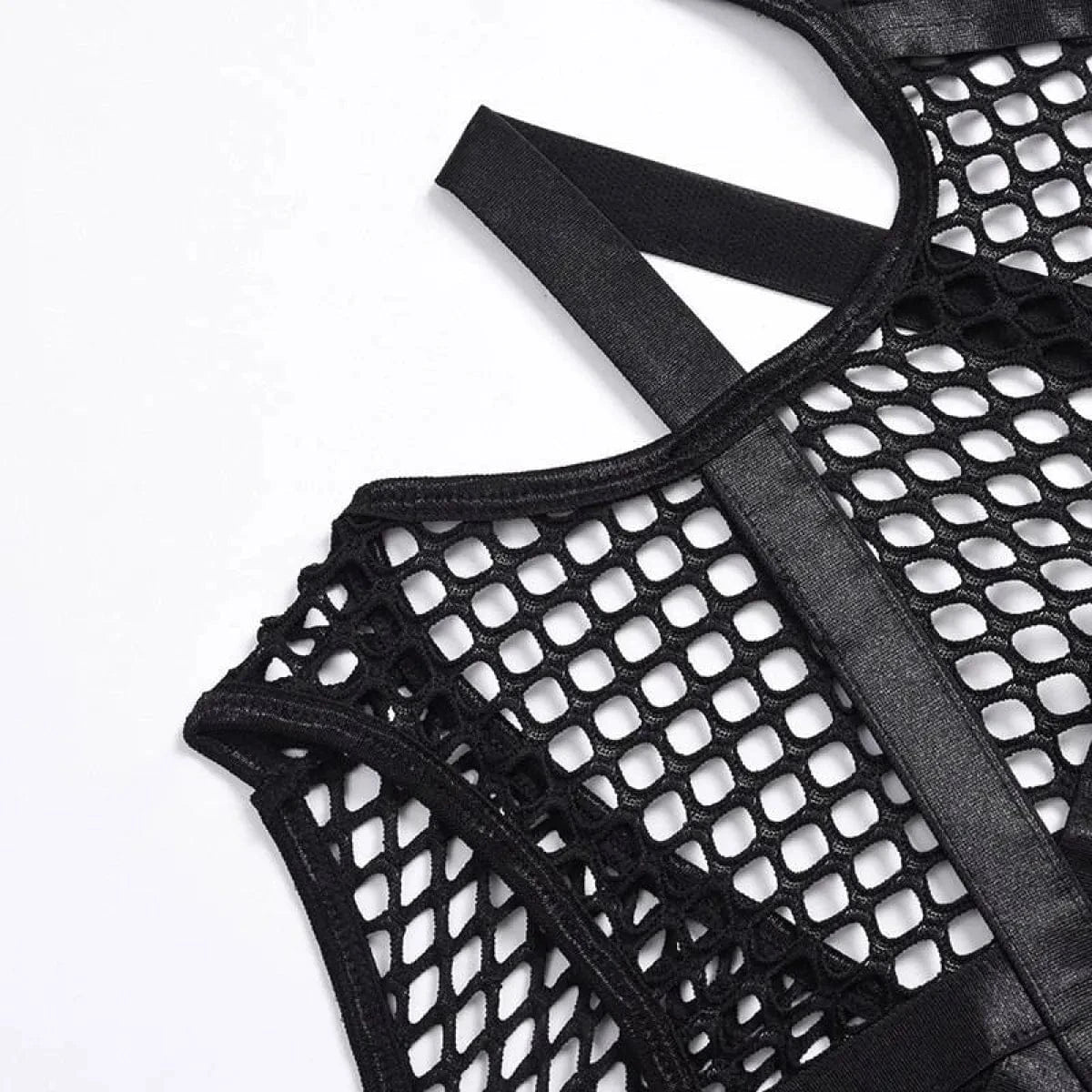 Gothic Fishnet Bodysuits - A-1 Thread Vault (22)