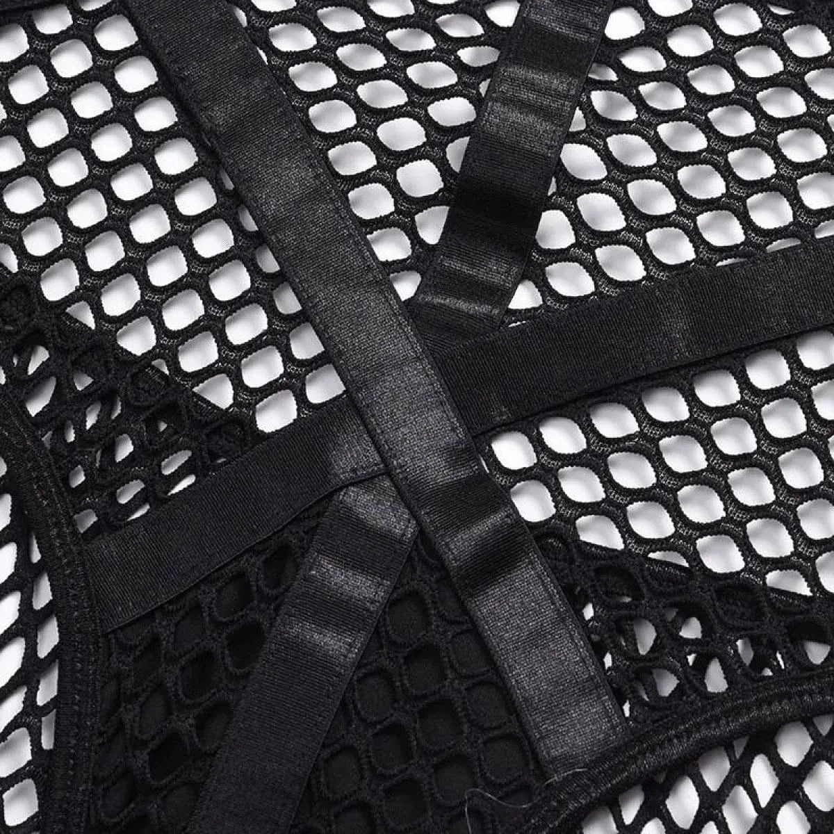 Gothic Fishnet Bodysuits - A-1 Thread Vault (23)