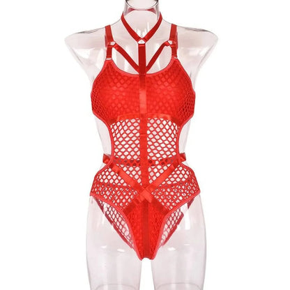 Gothic Fishnet Bodysuits - A-1 Thread Vault (34)