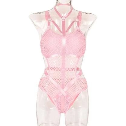 Gothic Fishnet Bodysuits - A-1 Thread Vault (44)