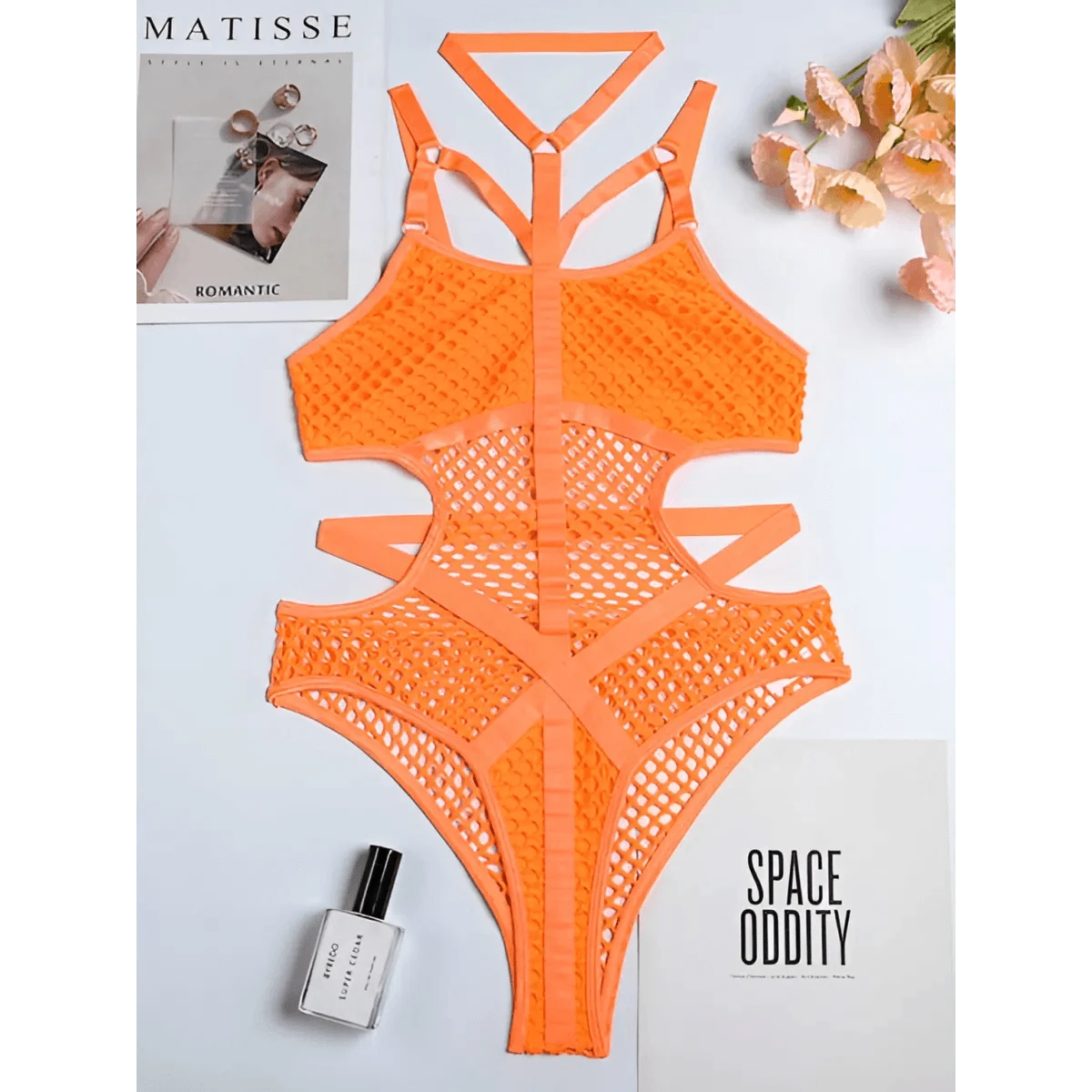 Gothic Fishnet Bodysuits - A-1 Thread Vault (9)
