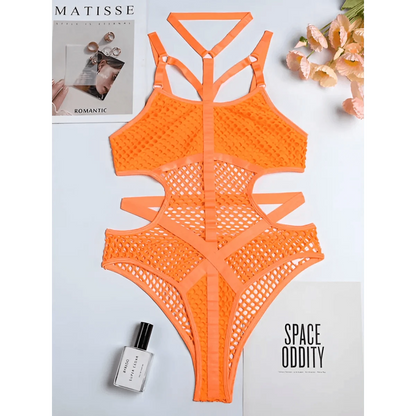 Gothic Fishnet Bodysuits - A-1 Thread Vault (9)