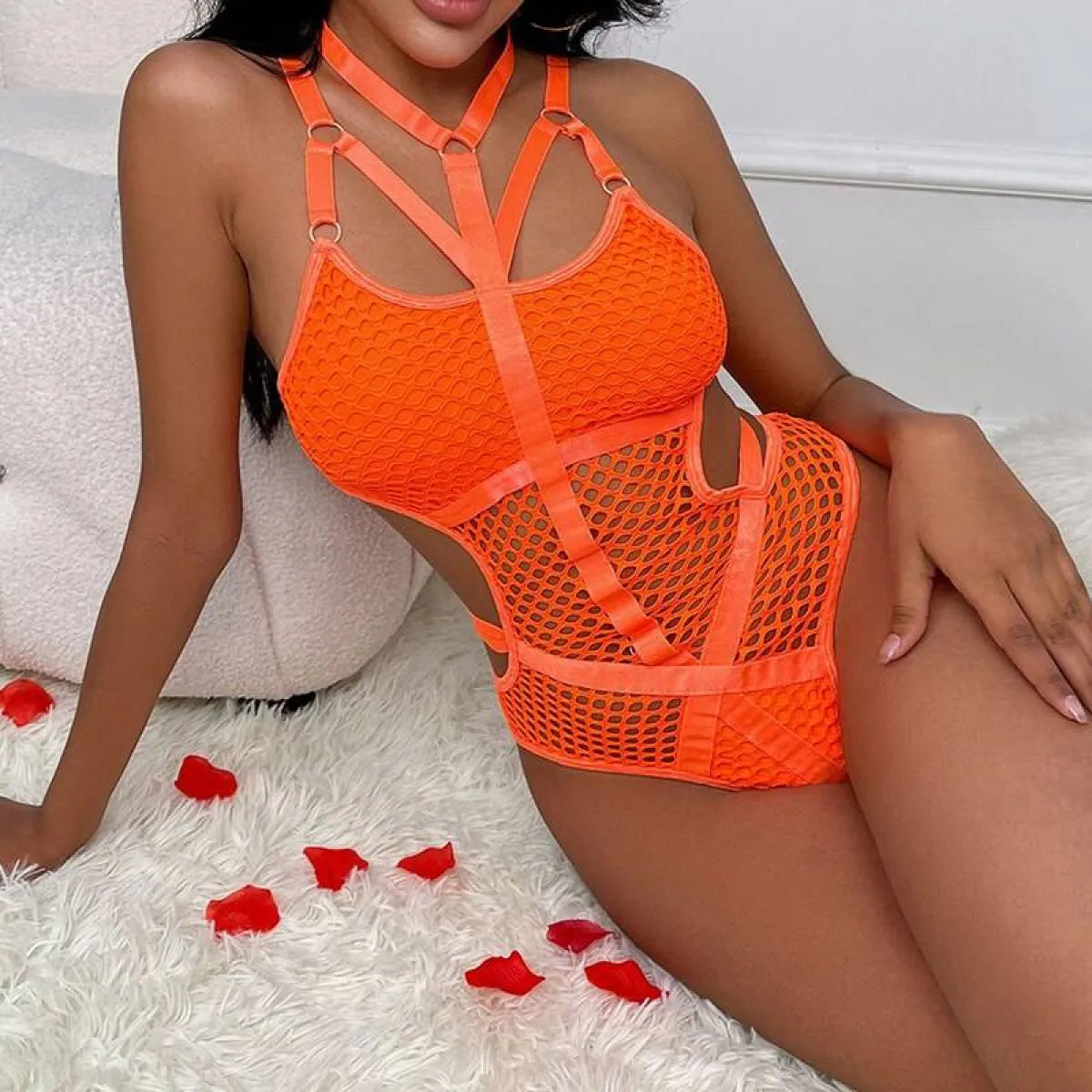 Gothic Fishnet Bodysuits