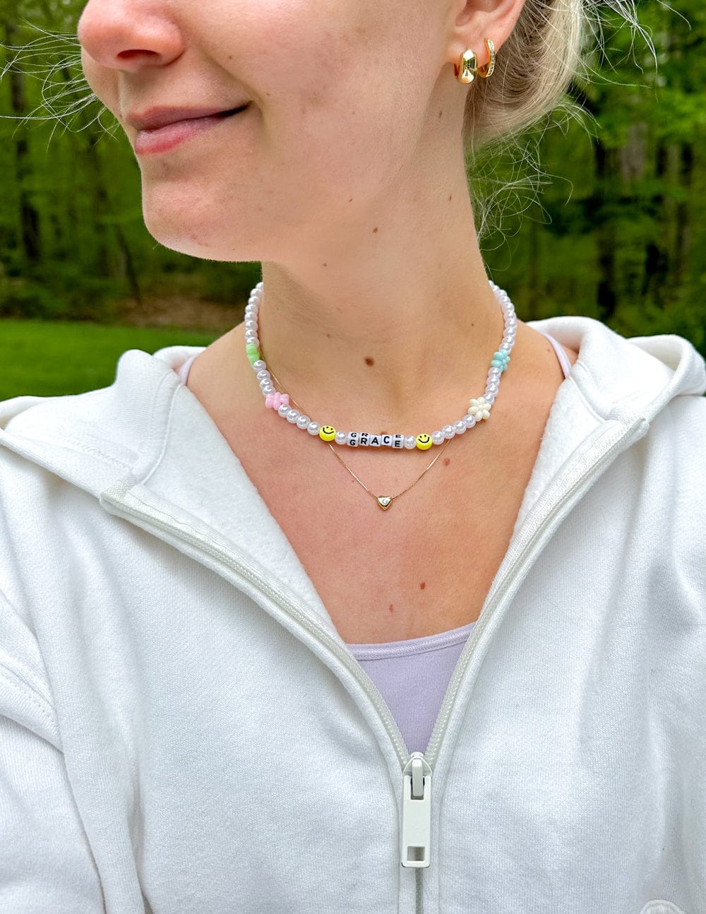 Grace Letter Necklace - A-1 Thread Vault
