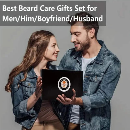 Grooming Kit w/Beard Conditioner, Oil, Balm, Brush, Wash, Comb, Scissor, Bag, E-Book - A-1 Thread Vault