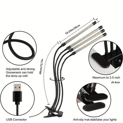 Grow Lights for Seed Starting Auto ON & Off Full Spectrum LED Plant Lights with Timer - A-1 Thread Vault