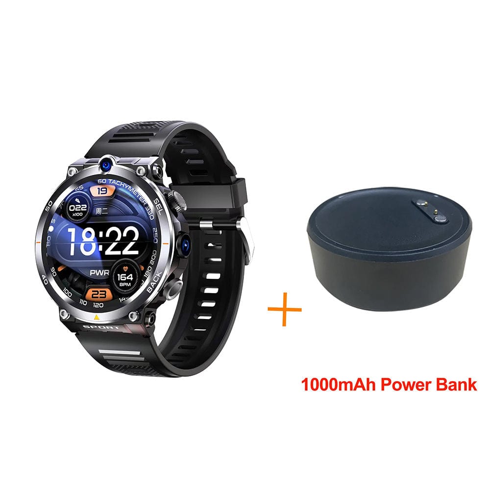 H10 Multi-function Dual Camera Sports Smart Phone Watch - A-1 Thread Vault
