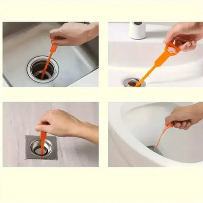 Hair Drain Clog Remover Tool For Sewer, Kitchen Sink, Bathroom Tub - A-1 Thread Vault