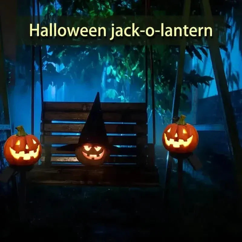 Halloween Jack-o '-lantern Solar Light - A-1 Thread Vault