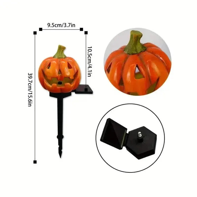 Halloween Jack-o '-lantern Solar Light - A-1 Thread Vault