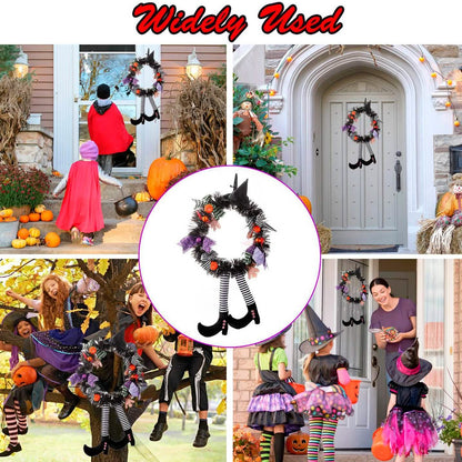 Halloween Witch Wreath Pumpkin Decorations - A-1 Thread Vault