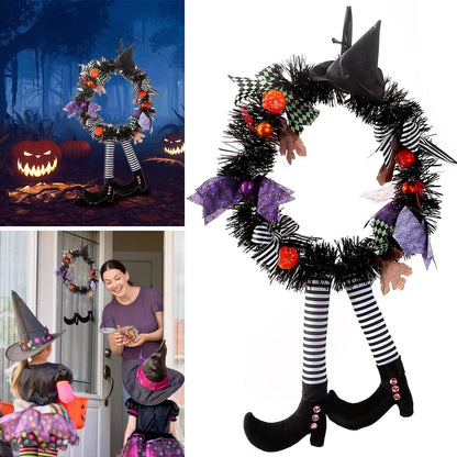 Halloween Witch Wreath Pumpkin Decorations - A-1 Thread Vault