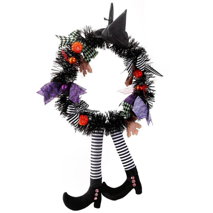 Halloween Witch Wreath Pumpkin Decorations - A-1 Thread Vault