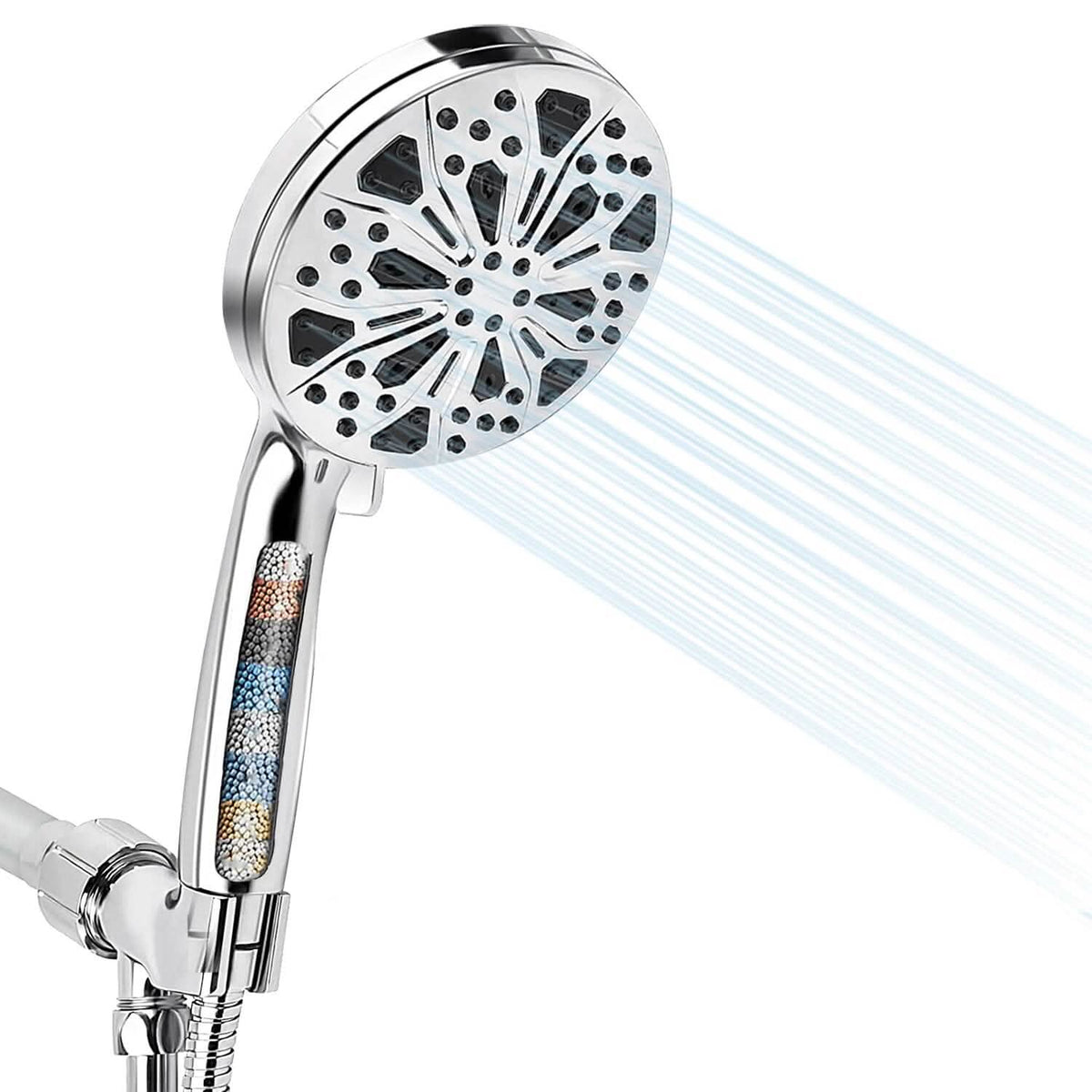 Handheld Filtered High Pressure Shower Head - A-1 Thread Vault