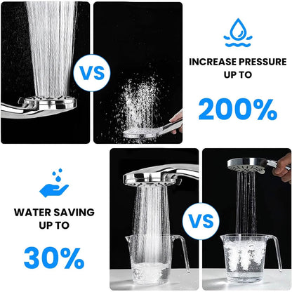 Handheld Filtered High Pressure Shower Head - A-1 Thread Vault