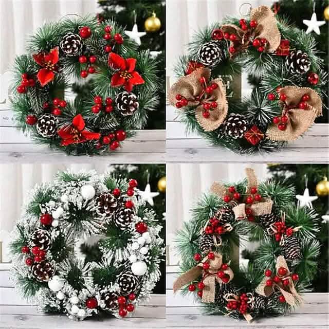 Handmade Christmas Decorative Wreaths - A-1 Thread Vault