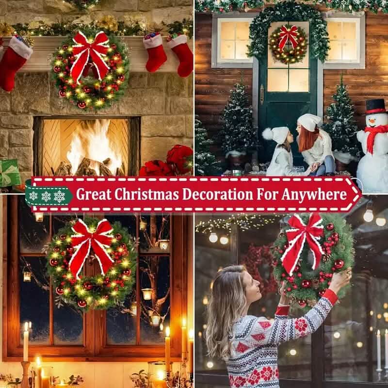Handmade Christmas Wreath Decor - A-1 Thread Vault