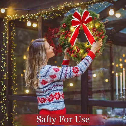 Handmade Christmas Wreath Decor - A-1 Thread Vault