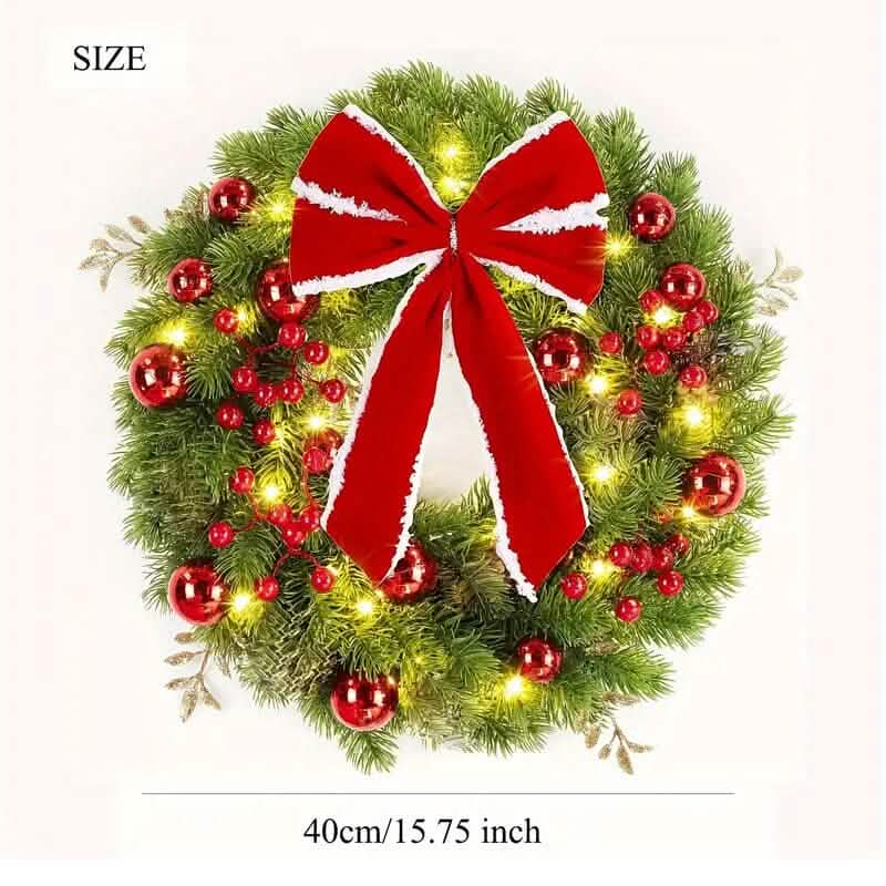 Handmade Christmas Wreath Decor - A-1 Thread Vault