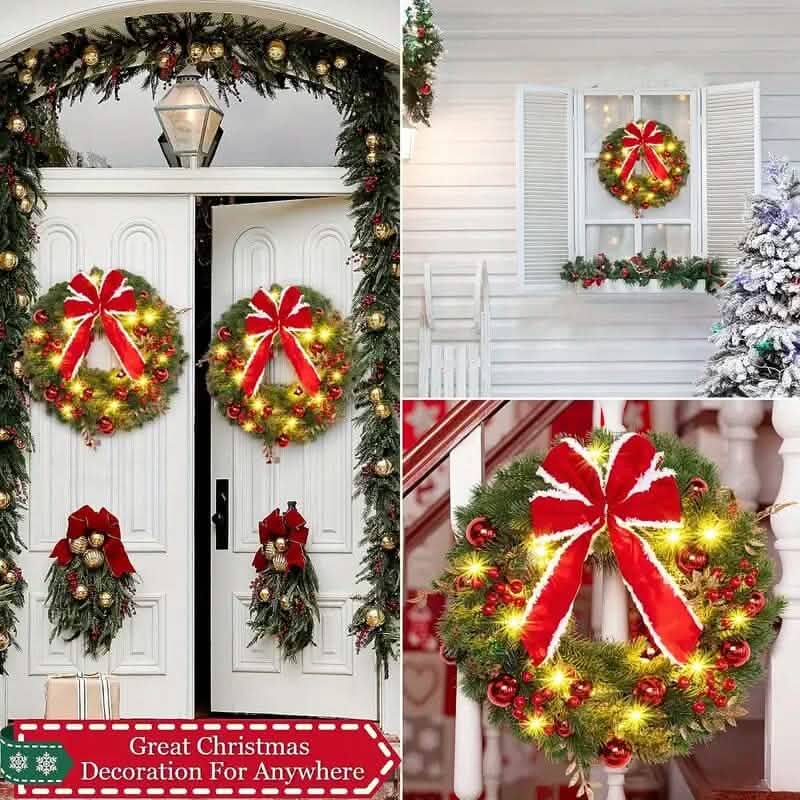 Handmade Christmas Wreath Decor - A-1 Thread Vault