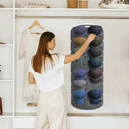Hanging Hat Organizers For Baseball Cap Felt Storage Holders - A-1 Thread Vault