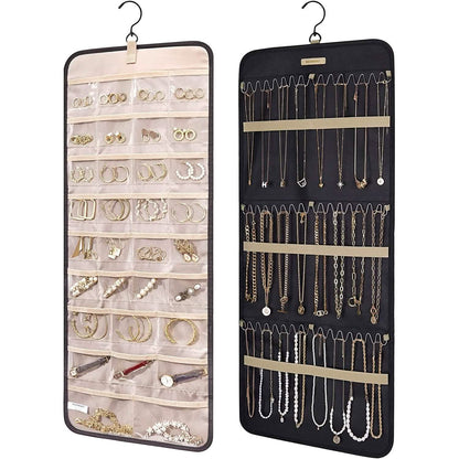 Hanging Jewelry Organizer Storage Roll - A-1 Thread Vault