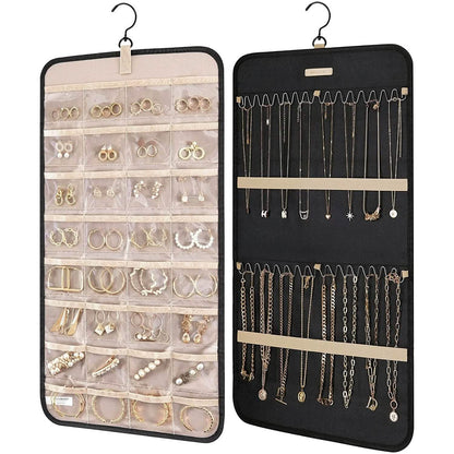 Hanging Jewelry Organizer Storage Roll - A-1 Thread Vault