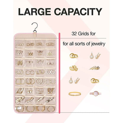 Hanging Jewelry Organizer Storage Roll - A-1 Thread Vault