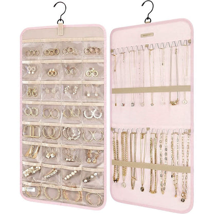 Hanging Jewelry Organizer Storage Roll - A-1 Thread Vault