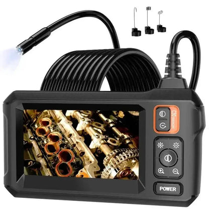HD 1080P Borescope with 4.3" LCD Screen - Waterproof, Rechargeable Endoscope Camera - A-1 Thread Vault