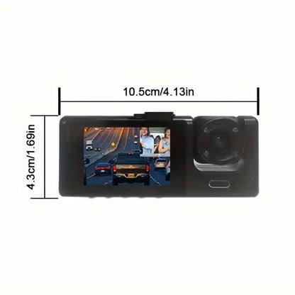 HD 1080P Car Dual Camera with IR Night Vision Loop Recording 2" IPS Screen - A-1 Thread Vault
