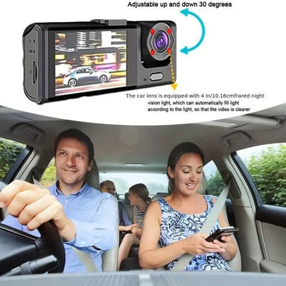 HD 1080P Car Dual Camera with IR Night Vision Loop Recording 2" IPS Screen - A-1 Thread Vault