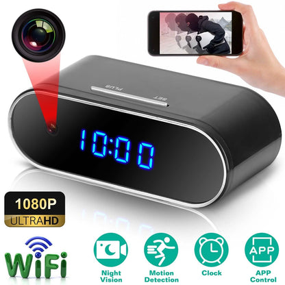 HD 1080P Wi-Fi Alarm Clock Camera - A-1 Thread Vault