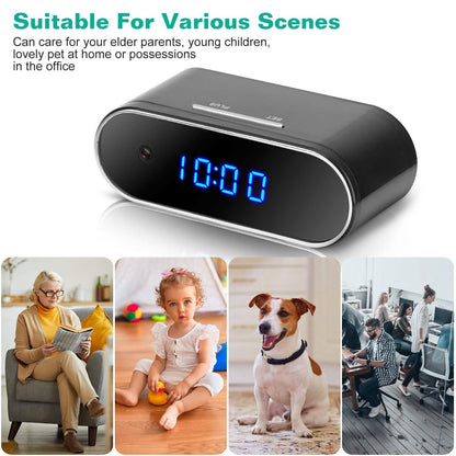 HD 1080P Wi-Fi Alarm Clock Camera - A-1 Thread Vault