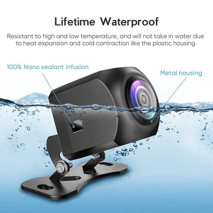 HD Backup Camera, Metal Housing 170 Degree Wide View Angle License Plate Rear View Camera (Refurbished) - A-1 Thread Vault