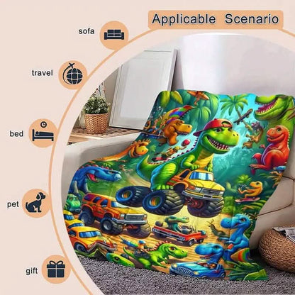 HD Digital Print Flannel Throw Blanket - A-1 Thread Vault