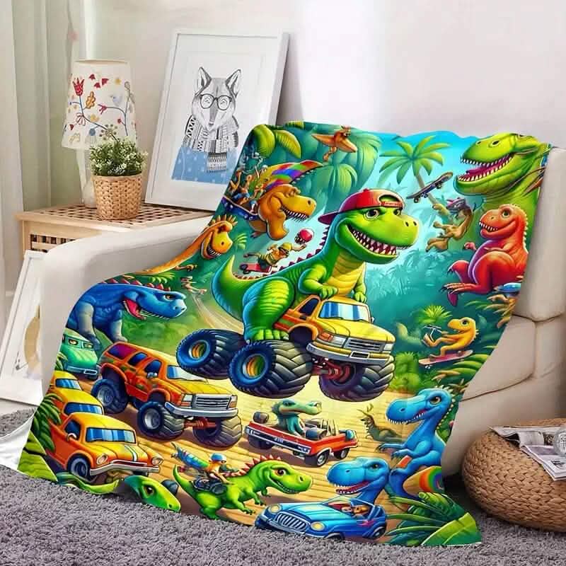 HD Digital Print Flannel Throw Blanket - A-1 Thread Vault