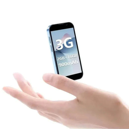 HD Mini Pocket-Sized Unlocked Smartphone for Android with WiFi, GPS, Touch Screen, and Dual SIM Slots - A-1 Thread Vault
