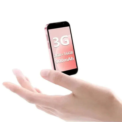 HD Mini Pocket-Sized Unlocked Smartphone for Android with WiFi, GPS, Touch Screen, and Dual SIM Slots - A-1 Thread Vault