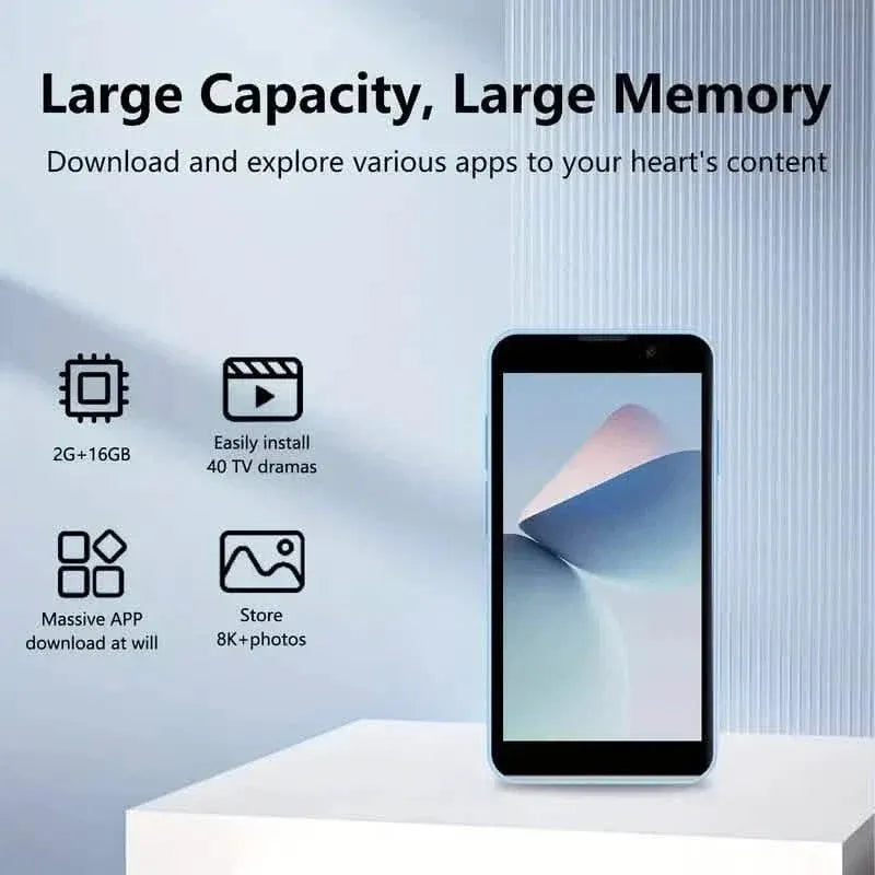HD Mini Pocket-Sized Unlocked Smartphone for Android with WiFi, GPS, Touch Screen, and Dual SIM Slots - A-1 Thread Vault