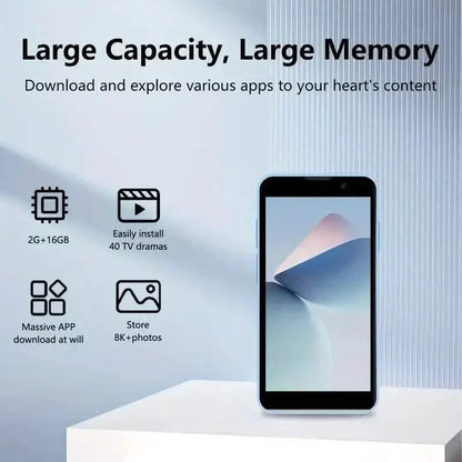 HD Mini Pocket-Sized Unlocked Smartphone for Android with WiFi, GPS, Touch Screen, and Dual SIM Slots - A-1 Thread Vault