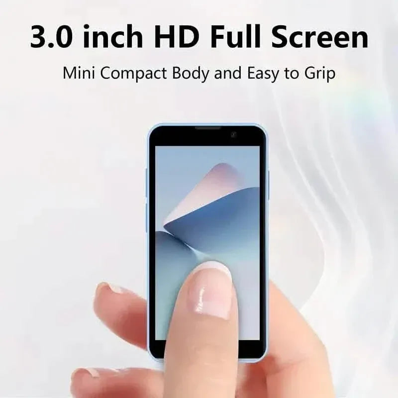HD Mini Pocket-Sized Unlocked Smartphone for Android with WiFi, GPS, Touch Screen, and Dual SIM Slots - A-1 Thread Vault