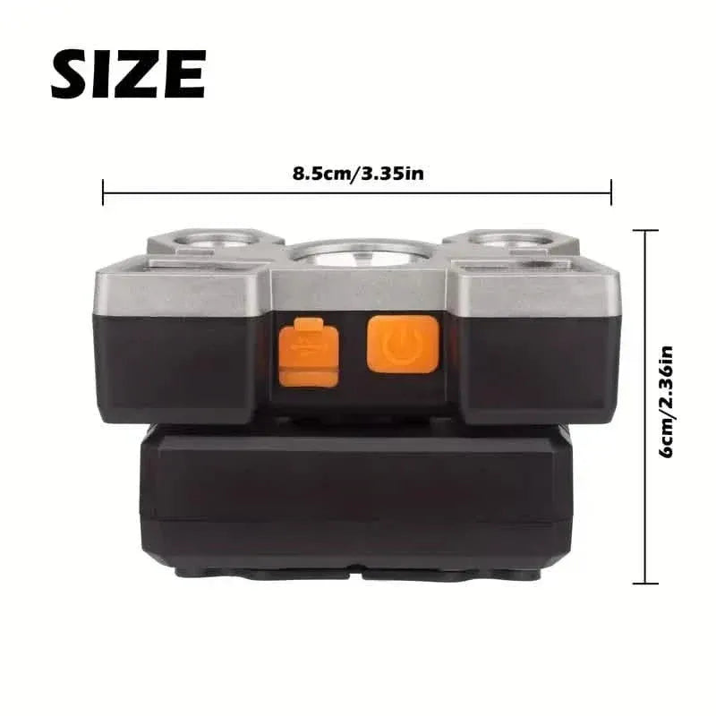 Headlamp With Built In Battery USB Rechargeable - A-1 Thread Vault