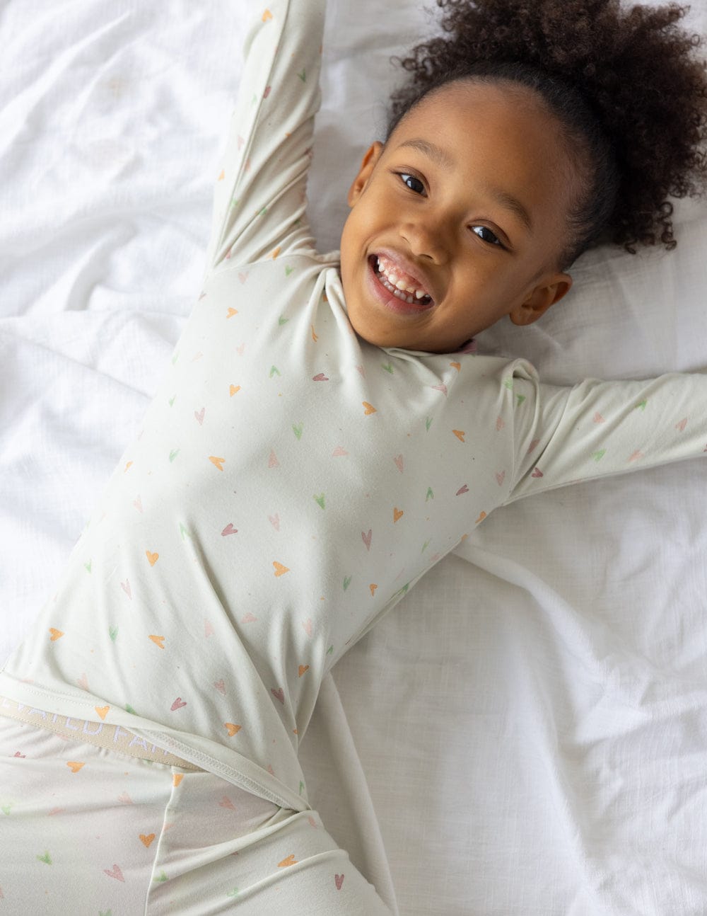 Heart Bamboo Kids Pajama Set - A-1 Thread Vault