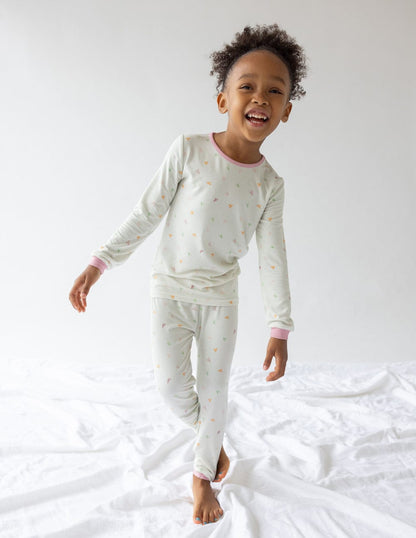 Heart Bamboo Kids Pajama Set - A-1 Thread Vault