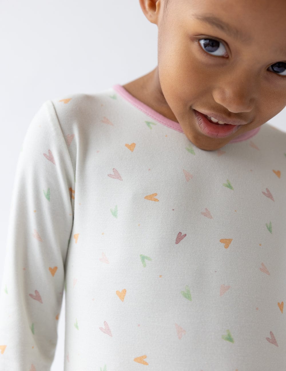Heart Bamboo Kids Pajama Set - A-1 Thread Vault