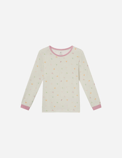 Heart Bamboo Kids Pajama Set - A-1 Thread Vault