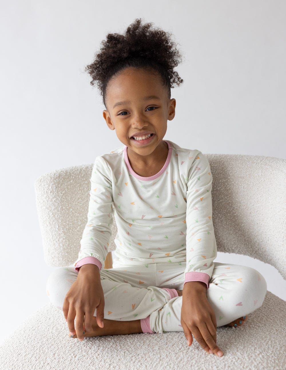 Heart Bamboo Kids Pajama Set - A-1 Thread Vault